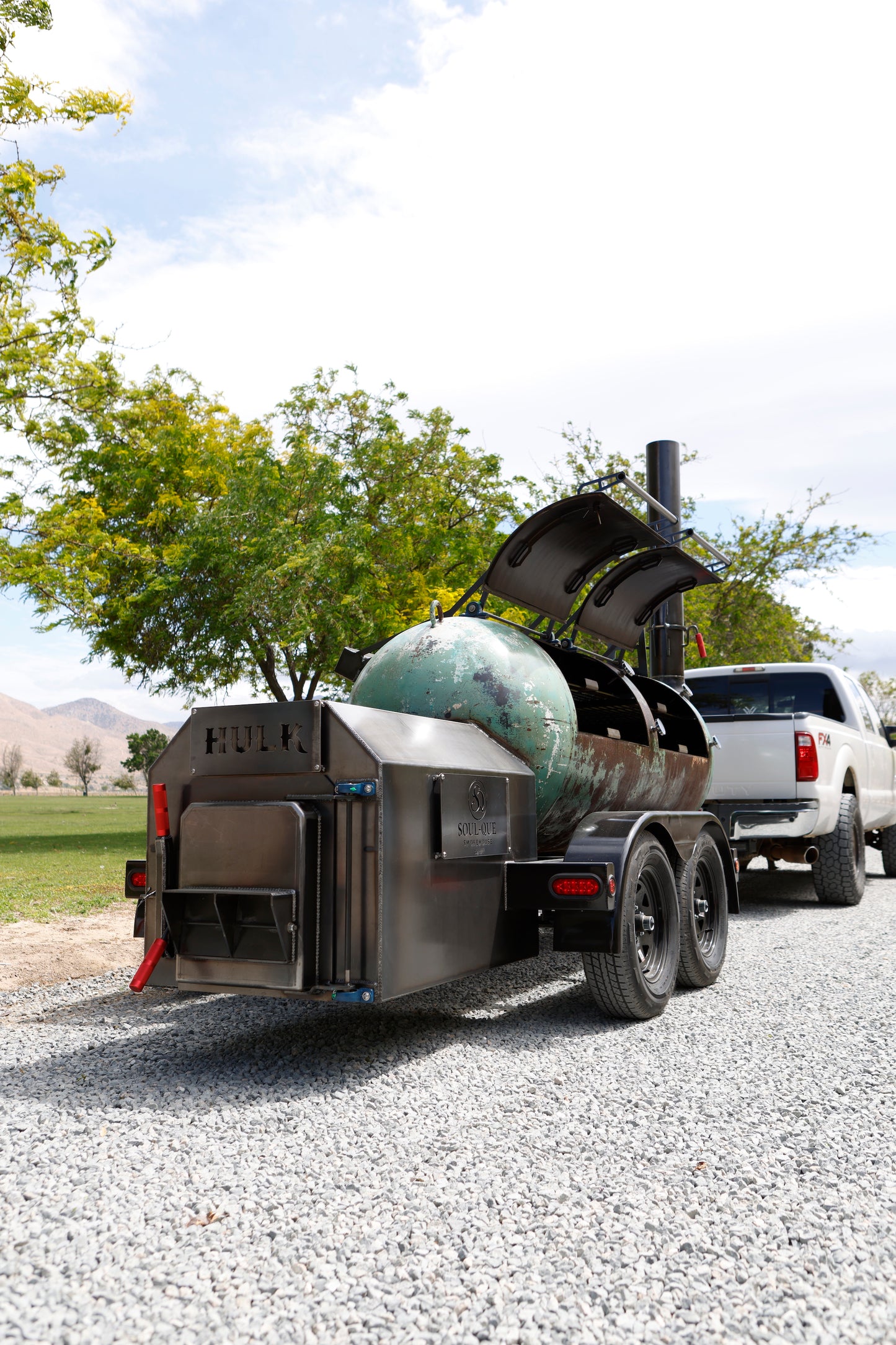 500 gallon Offset smoker