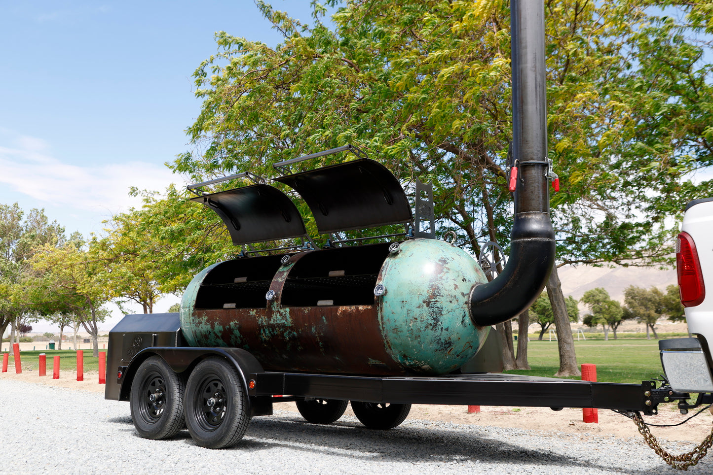 500 gallon Offset smoker