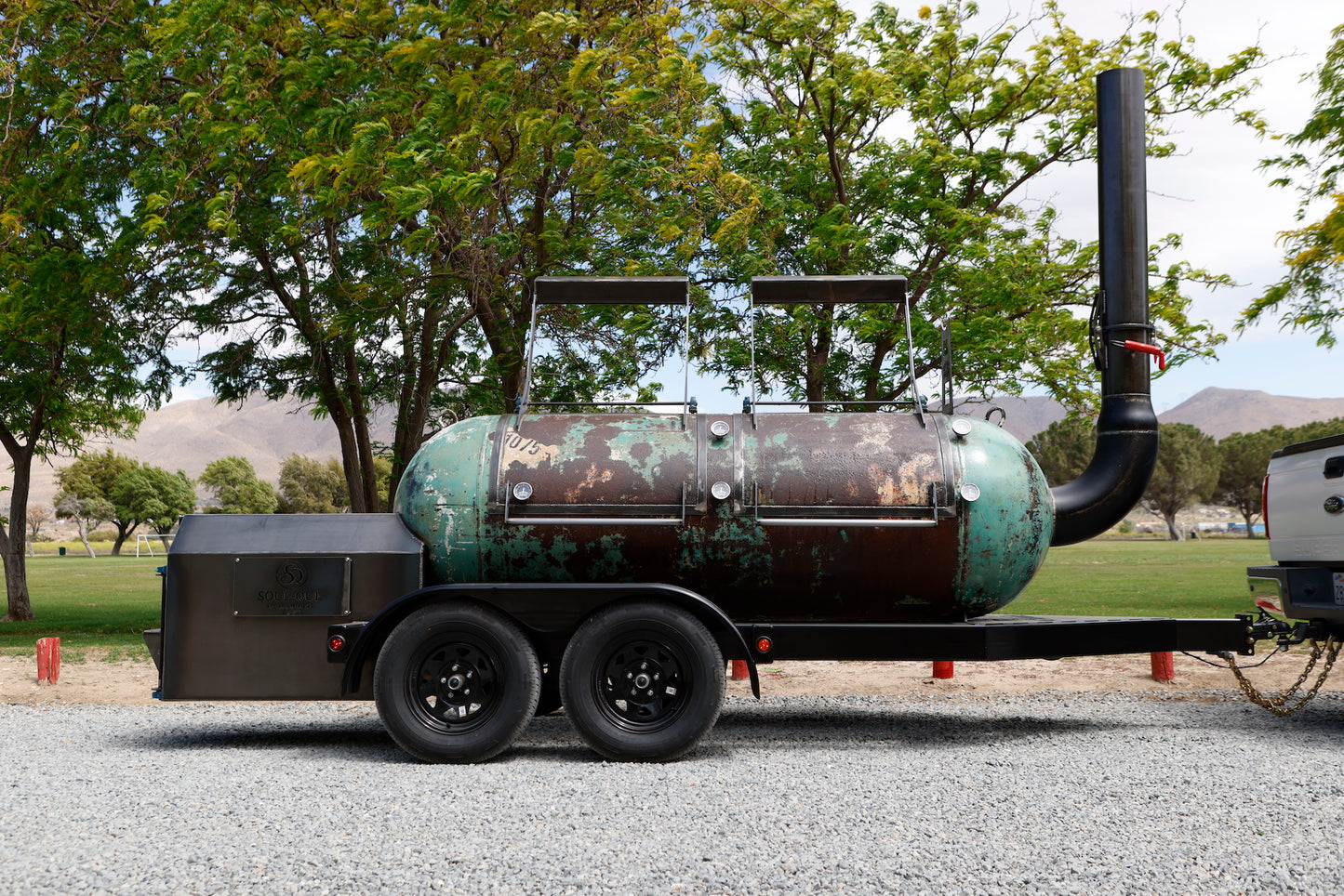 500 gallon Offset smoker