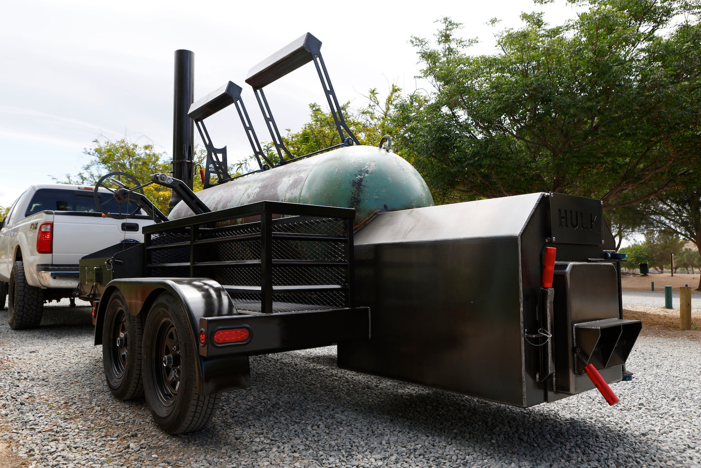 500 gallon Offset smoker