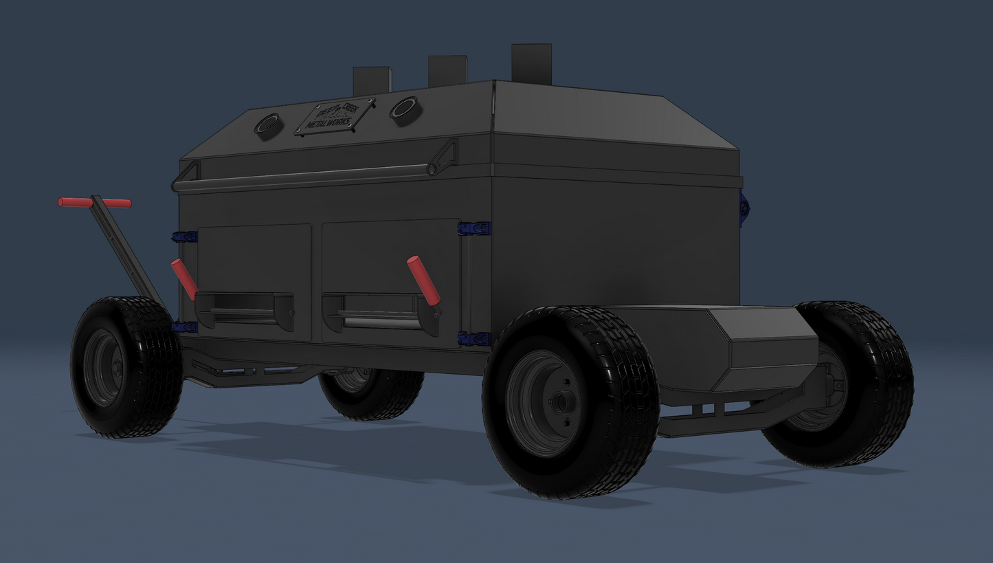 THE CRYPT 60"X 40" Direct Heat Cooker